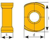 Fraise D26 d25 Z04 L200 BLMP 06 End Mill