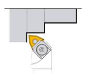 Porte outil de tournage exterieur 95° MWLNR L 150 - L1 35