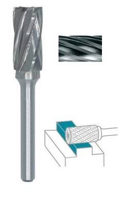 Fraise lime CW 2 tailles cyl. tête taillante SB dent. Alu Ø 3X13 queue Ø 3 3X14 MM SB-43M