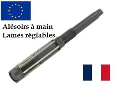 Alésoirs à main Lames réglables HSS M2 Ø8,50-9