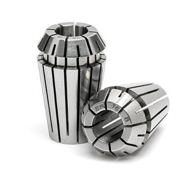 Pinces ER16 Standard (Précision 10 micron) - Plage de serrage (mm) 8.0-7.0