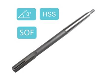 Alésoir machine taille droite expensible queue cône morse HSS-M2 Ø15X50X204