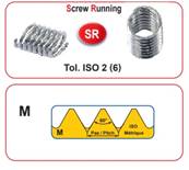 10 Filets rapportés solide en acier galvanisé SP M 14x1.25 - 11,2mm
