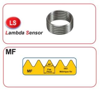 Filets Rapportés sonde lambda inox