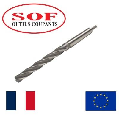 Foret aléseur E66074-DIN 343- ISO 235-ISO 235/11 HSS M2 22/25° Z=4 CM3 Ø26,0