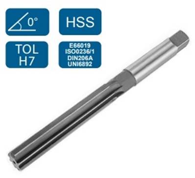 Alésoir type Américain taille droite DIN 206A H7 HSS M2 Ø 15