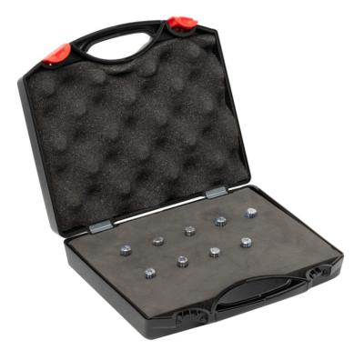 ER8 Coffret de Pinces  1 - 5mm (9 pcs) Précision: < 10&#956;