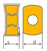 Fraise D26 d25 Z04 L150 ENMX 06 End Mill