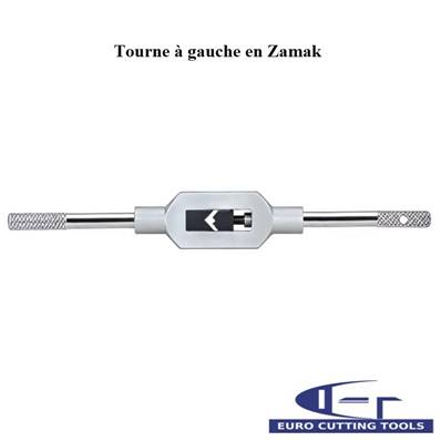 Tourne à gauche DIN 1814 En zamak M1-10 1/16-3/8 Carré 2-6.3