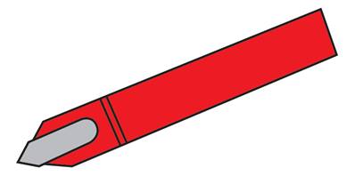 Grain d'alésage finition P30 carré de 25