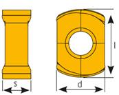 Fraise D16 Z02 M08 BLMP 06 Modular End Mill
