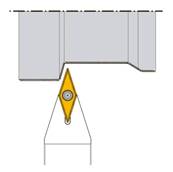 Porte outil de tournage exterieur 72,5° SVVBN L 150 - L1 40