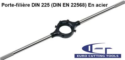 Porte filière Din 225 (DIN EN 22568) 130x36 acier
