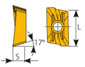 Fraise D25 d25 Z02 L150 BDMT 17 End Mill