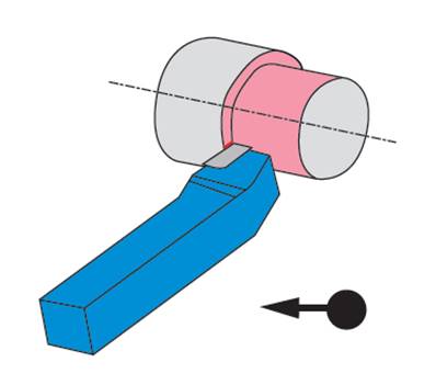 Outil à Charioter Gauche 10x10mm - Carbure Métallique P25/P30 - DIN 4980 - Pour Tournage