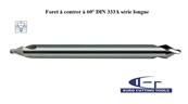 Foret à centrer HSS M2 Forme A - 60° 1.00 x 3.15 X 100 mm DIN 333A série longue