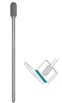 Fraise lime CW cyl. bout arrondie SC dent. Croisée Ø 10X20 lt 250 queue Ø 8 10X20X250 MM SC-3M