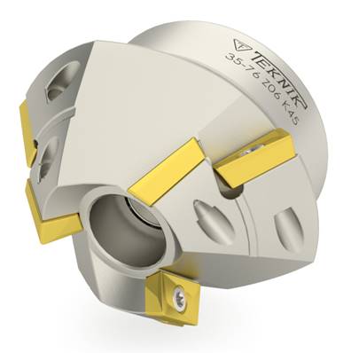 Fraise à chanfreiner 35-94 Z06 K75° APKT 16 Chamfering Endmill