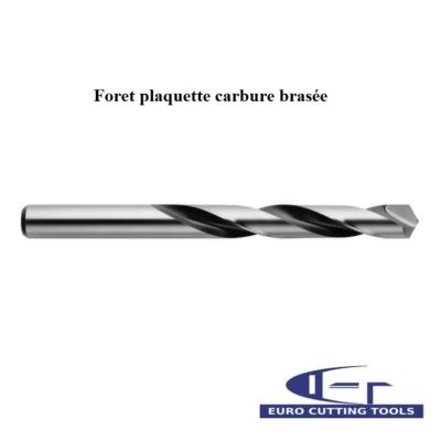 Forets à Plaquette Carbure Brasé ( industrie)