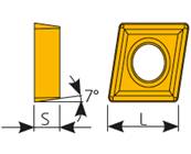 Fraise disque 3 tailles D100 A08 Z12 CCMT 06 Disc Mill