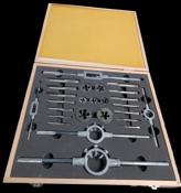 Coffret de jeux de 2 Tarauds à Main et Filières HSS-M2  (6x100 à 18x250) 