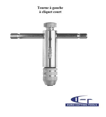 Tourne à gauche à cliquet M3-10 1/8-3/8 Carré 2.4-5.5 LG 85mm