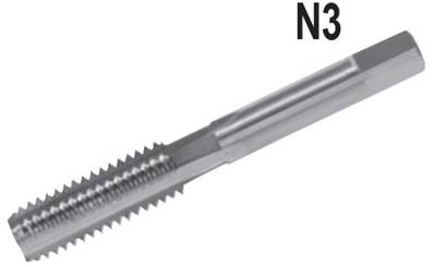 Taraud main filetage unifié ANSI B1.1 UNC Nr. 5 x 40 - N°3