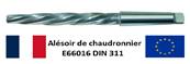 Alésoirs de chaudronnier E66016-DIN 311 HSS M2 conicité 1/10éme CM2 Ø15