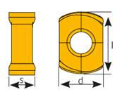 Fraise à surfacer 100° D040 d16 Z06 BLMP 06 Face Mill