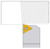 Porte outil de filetage droite exterieur L 110 - L1 20