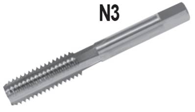 Taraud main étagé filetage unifié pas fin ANSI B 1.1 UNF 7/8 x 14 - N°3