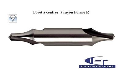 Foret à centrer HSS M2 à rayon : 1.00 x 3.15 mm DIN 333R