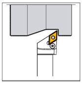 Porte outil de tournage lubrifié PDJNL 2525 M15-IKG1/8 External turning Holder (watercooled)