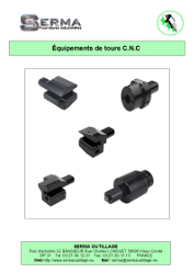 Catalogue des équipements de tours CNC