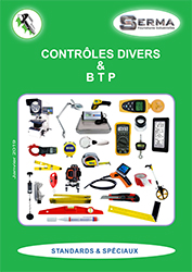 Catalogue pour le contrôle et le BTP
